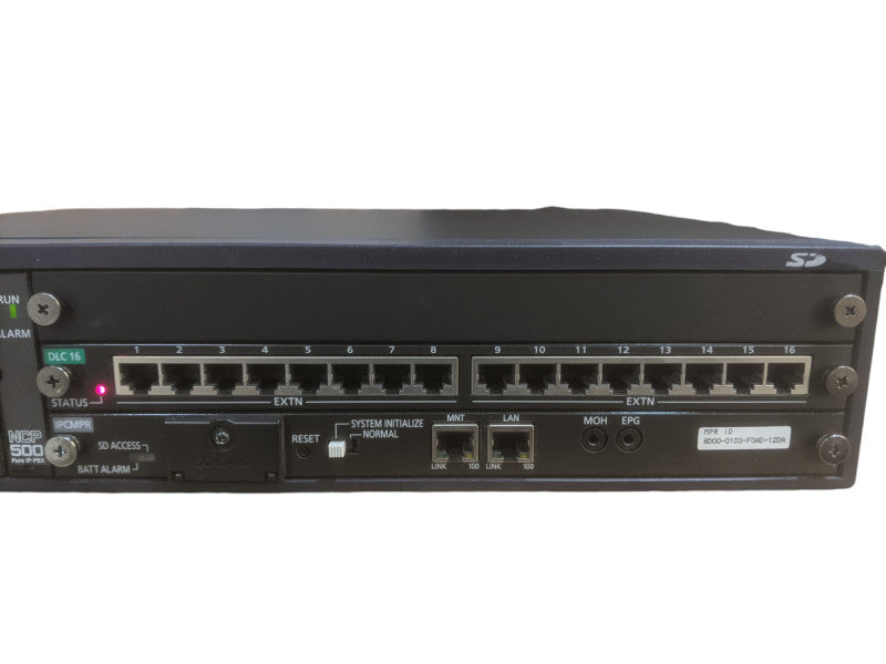 Panasonic KX-NCP500P Pure IP-PBX System, with 2x LCOT 4 and 1x DKLC4 | *READ*