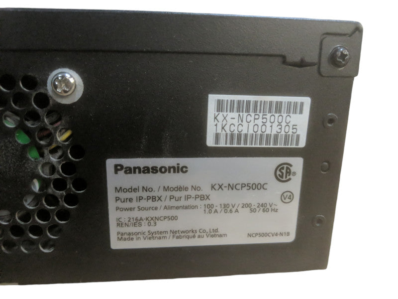 Panasonic KX-NCP500P Pure IP-PBX System, with 2x LCOT 4 and 1x DKLC4 | *READ*
