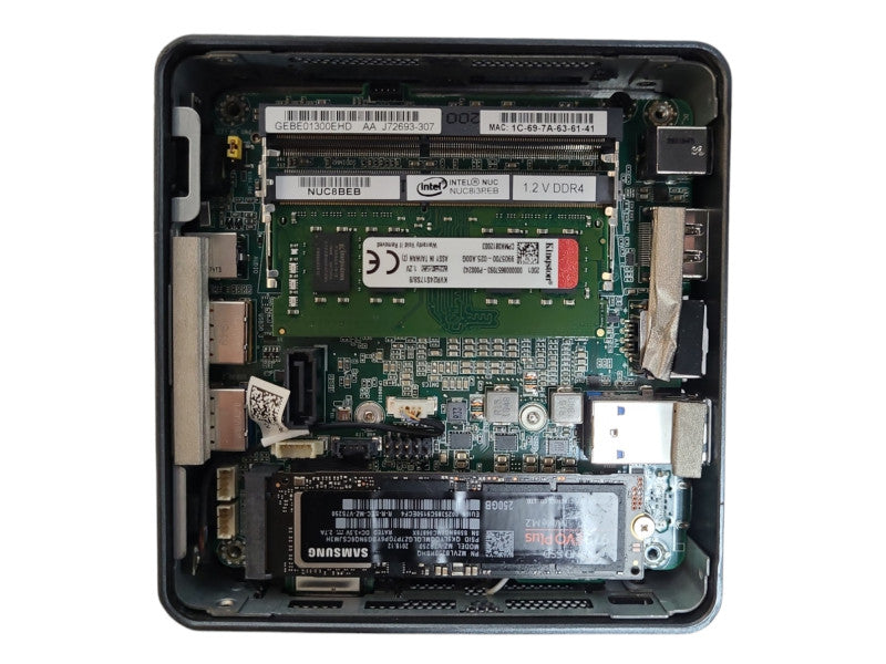 Intel NUC BOXNUC8i3BEK i3-8109U 3.00GHz, 8GB DDR4, 256GB NVMe