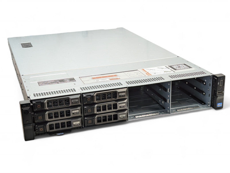 DELL PowerEdge R720xd 2x Intel Xeon 2630 v2 @ 2.60Ghz 96GB RAM H710P mini  -