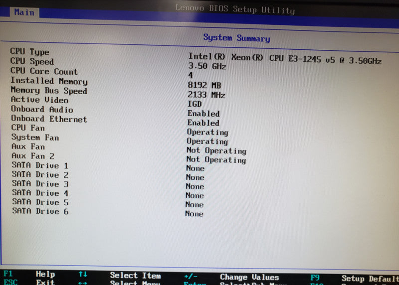 Lenovo ThinkStation P310 SFF| CPU E3-1245 v5 3.50GHz| 8GB RAM Q