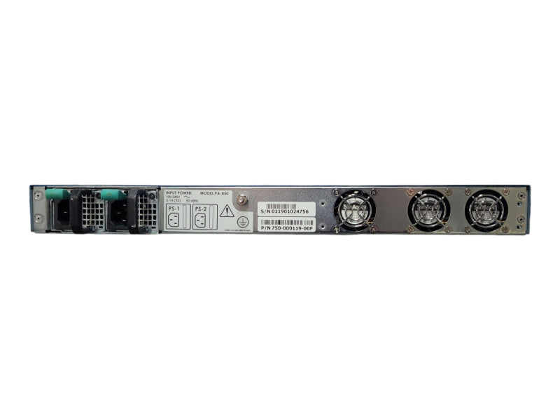 Palo Alto PA-850 NextGen Enterprise Firewall, 4x SFP+, 2x PSU, 750-000119-00F