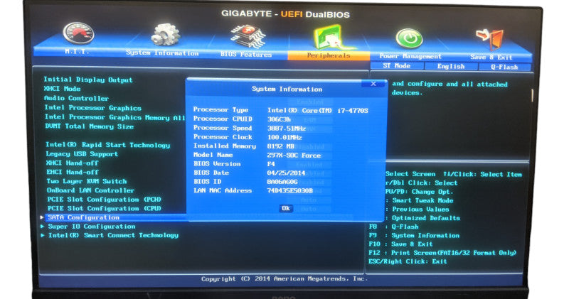 SuperMicro CSE-846 - Z97X-S0C, Core i7-4770S, 8GB DDR3, No HDD, LSI MegaRAID %