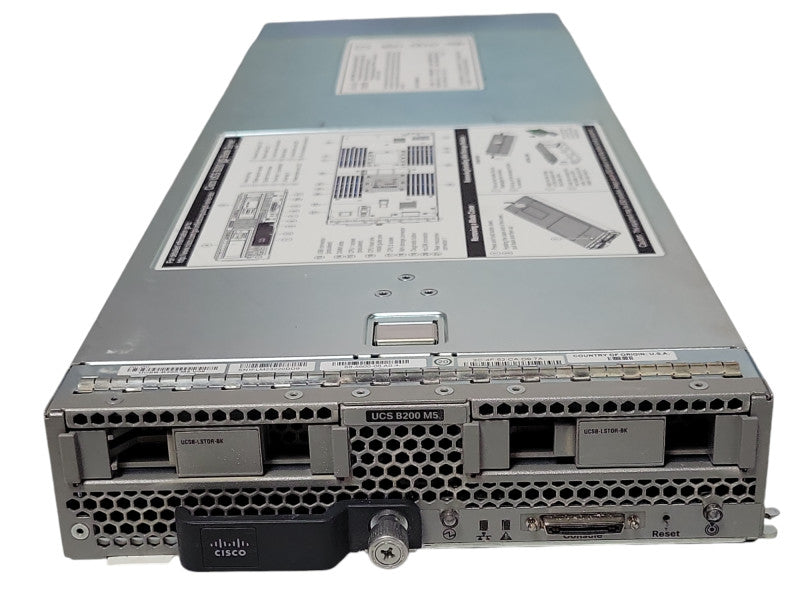 Cisco UCS B200 M5 Blade Server w/ 1x Xeon Gold 6148, 2x Heatsinks No RAM _