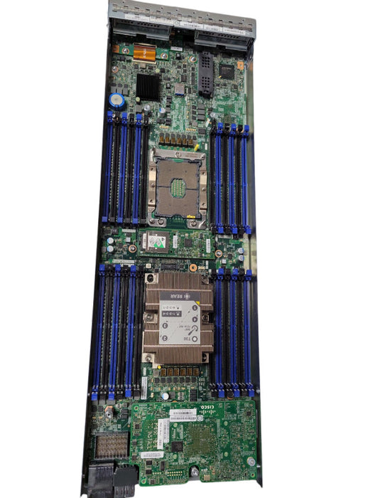 Cisco UCS B200 M5 Blade Server w/ 1x Xeon Gold 6148, 2x Heatsinks No RAM _