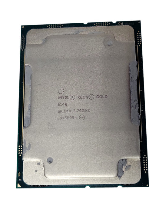 Intel Xeon Gold 6146 3.2GHz 12 Core 24.75MB 10.4GT/s 165W Processor SR3MA _