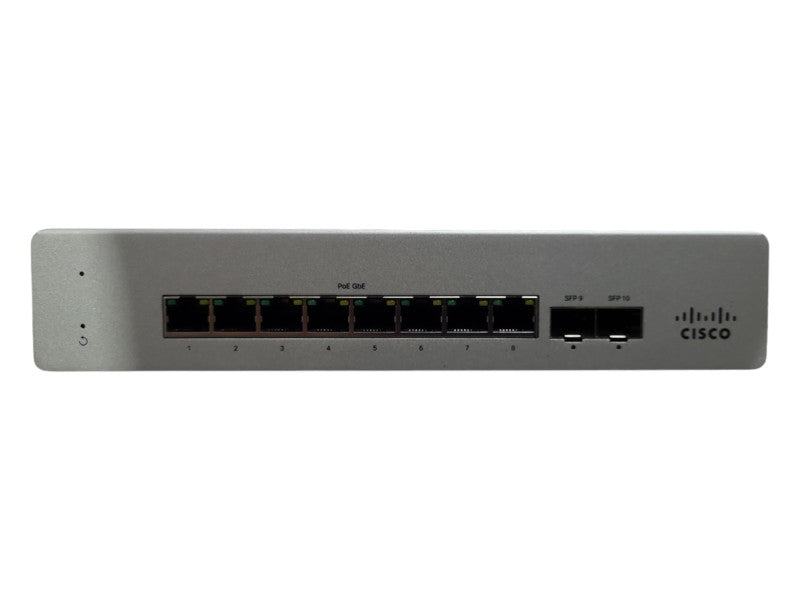 Cisco MS120-8FP, 10-Port Gigabit PoE Managed Ethernet Switch *UNCLAIMED