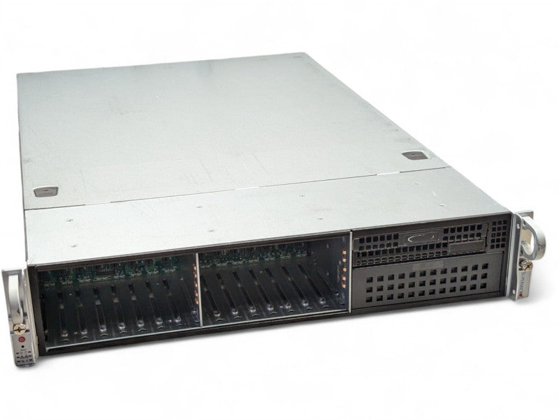 Supermicro 2U X8DTI-LN4F 2x Intel E5620 @ 2.40Ghz 64GB RAM ASR-71605 RAID  -