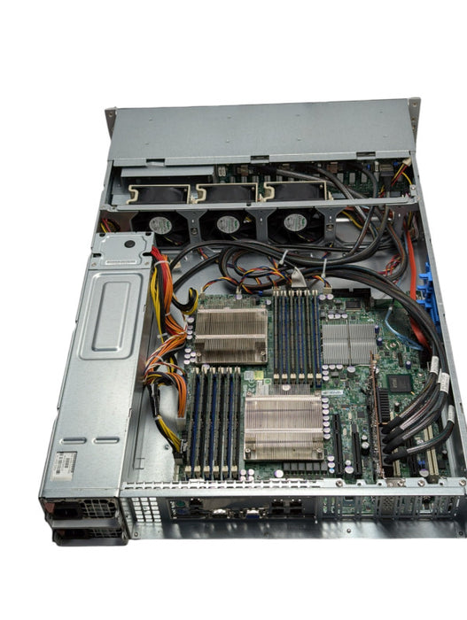 Supermicro 2U X8DTI-LN4F 2x Intel E5620 @ 2.40Ghz 96GB RAM ASR-71605 RAID -