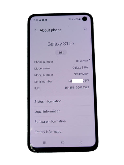 Samsung Galaxy S10e 128GB unlocked phone _