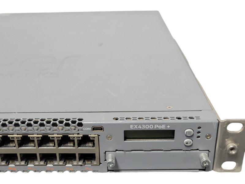 Juniper EX4300-48P 48-Port Gigabit Ethernet PoE+ Network Switch. 2x PSU, READ _