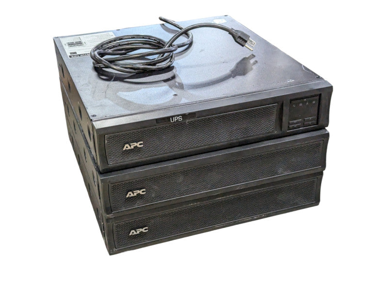 APC SMX1500RM2U UPS with 2 Extra SMX48RMBP2U battery packs  -