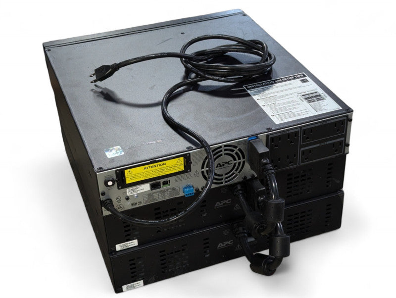 APC SMX1500RM2U UPS with 2 Extra SMX48RMBP2U battery packs  -
