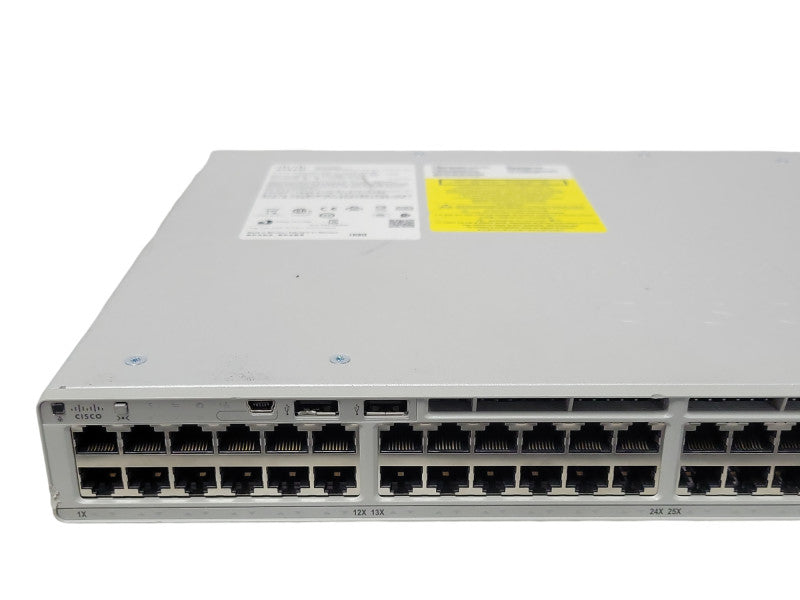 Cisco C9200L-48P-4G-E Catalyst 9200L 48 Port Poe Managed Switch. 1x PSU _