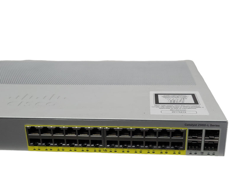 Cisco Catalyst WS-C2960L-24PS-LL 2960-L Gigabit PoE Network Switch _