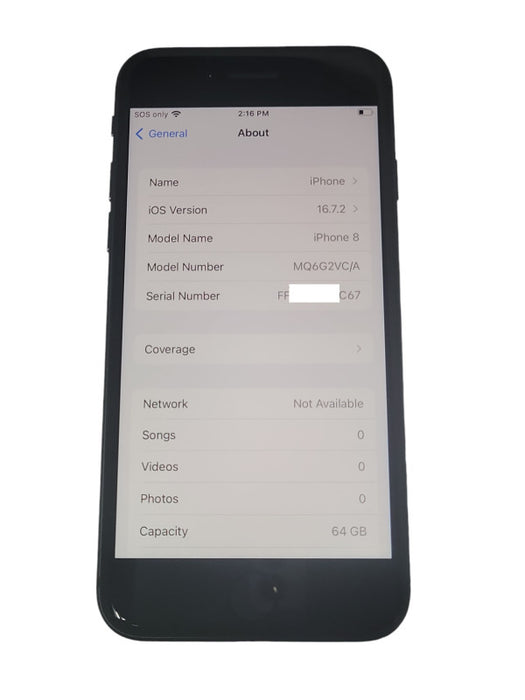 Apple iPhone 8 64GB UNLOCKED PHONE Q_