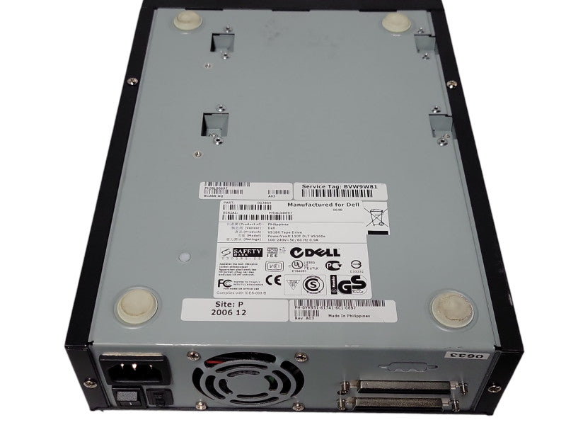 Dell Powervault DLT VS160 0YK931 Tape Drive, READ _