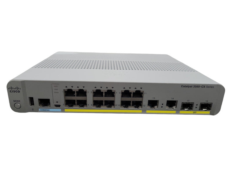 Cisco WS-C3560CX-12TC-S 14-Port Gigabit Ethernet 2xSFP Network Switch !