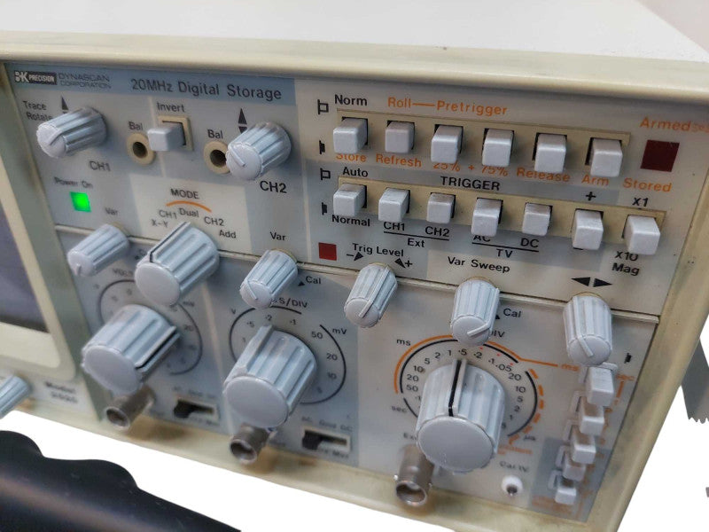 BK Precision DynaScan Corporation 20MHz Digital Storage OscilloscoModel: 2520 Q=