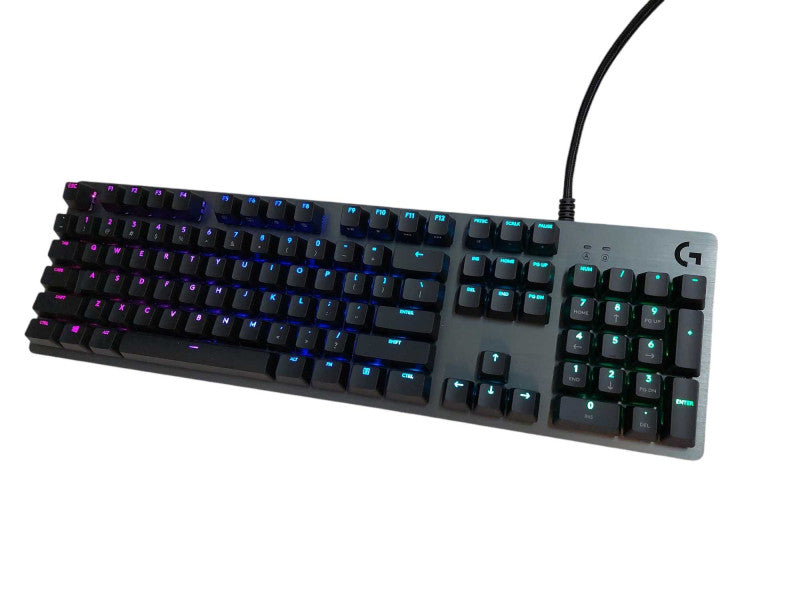 Logitech G512 Carbon GX Blue Gaming Mechanical Keyboard RGB Lighting  =