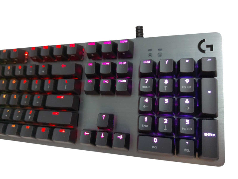 Logitech G512 Carbon GX Blue Gaming Mechanical Keyboard RGB Lighting  =