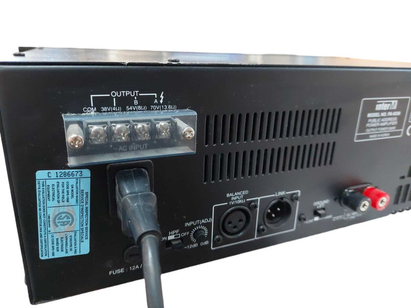 InterM PA-9336 Public Address Amplifier output 360W Made in Korea =
