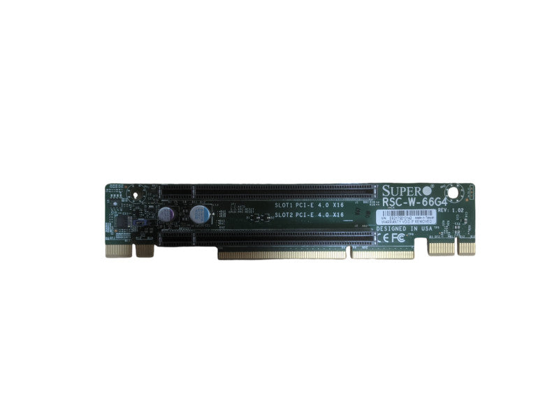SuperMicro RSC-W-66G4 1U Riser card w/ 2x PCI-E 4.0 x16