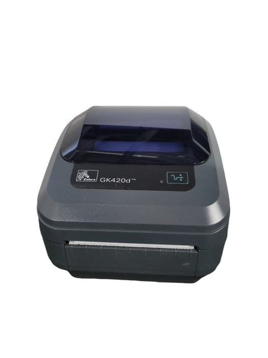 Zebra GK420d Thermal Printer, GK42-202510-000 w/ Power adapter !