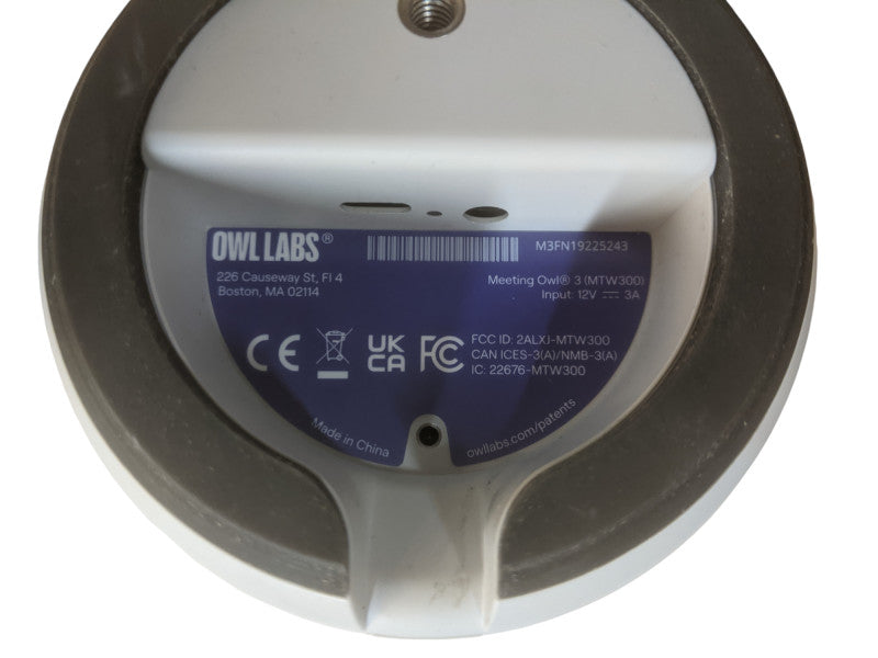 Owl Labs Meeting Owl 3 | MTW300 | Pro 360-Degree Video Conference Camera/Speaker/Mic