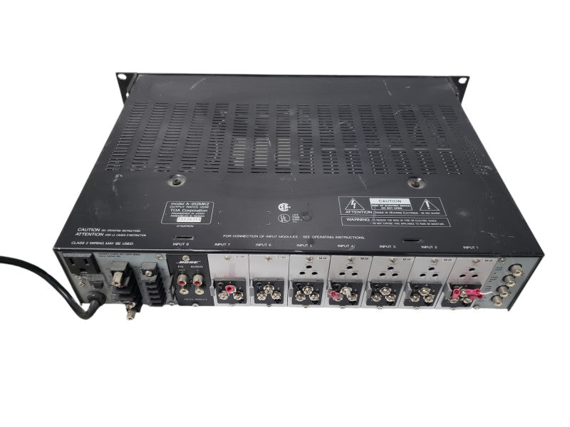 Toa 900 Series II A-912MK2 8-Channel Mixer/Amp 120W | W/ Bose 102 E.Q Module