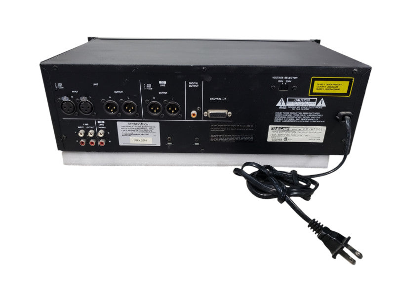 Tascam Rackmount CD-A700 CD Cassette Player PARTS/REPAIR