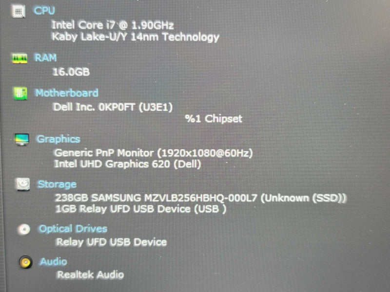 Dell Latitude 7490 |i7-8650U| 16GB DDR4| 256GB SSD  TOUCH  β Lap200