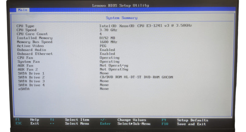 Lenovo ThinkStation P300 | Xeon E3-1241 v3 | 8GB DDR4 | No HDD | Quadro K620