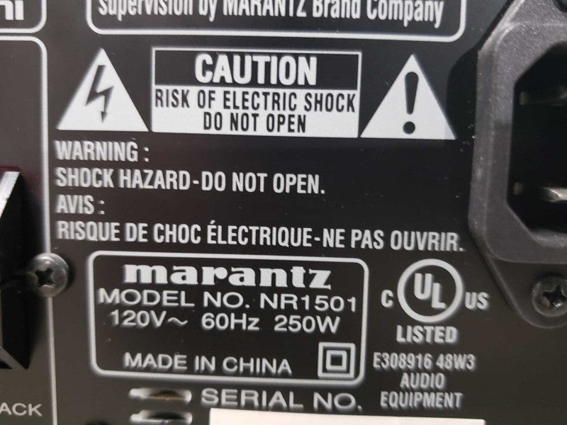Marantz NR1501 7.1 Channel Surround Sound Slim Stereo Receiver