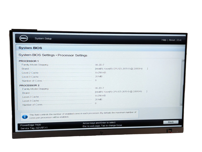 DELL PowerEdge T620 2x Intel Xeon E5-2670 v0 @ 2.60Ghz 128GB RAM H710P RAID  -