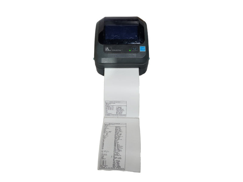 Zebra GK420d Direct Thermal Barcode Label Printer, TESTED