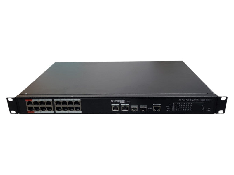 Dahua DH-PFS4218-16GT-240, 16-Port Gigabit Managed PoE Switch