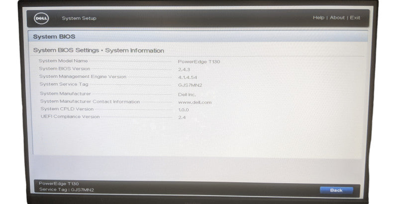 Dell PowerEdge T130 | Xeon E3-1230 v5 | 8GB DDR4 | 4x 2TB HDD | H330 RAID