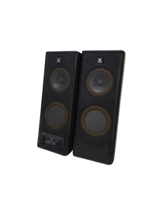 Logitech X-140 S-0264A 2.0 Computer Desktop Speakers Black Q