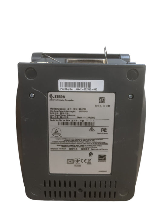 Zebra GK420d | GK42-202510-000 | Thermal Label Printer