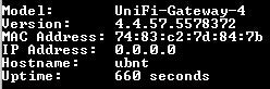 Ubiquiti UniFi Security Gateway Pro %