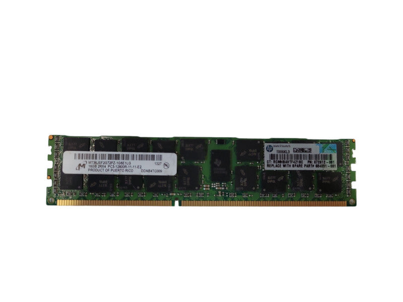 16GB Micron PC3-12800R-11-11-E2 Server Memory Q%