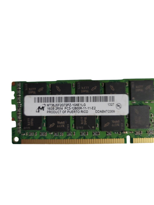 16GB Micron PC3-12800R-11-11-E2 Server Memory Q%