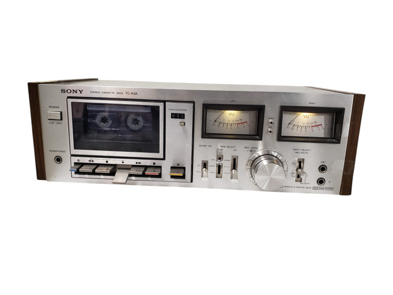 SONY TAPECORDER TC-K4A Stereo Cassette Deck Silver