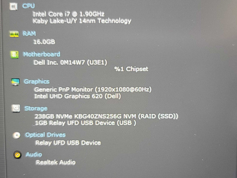 Dell Latitude 5500| i7-8665U| 16GB DDR4| 256GB SSD β BudLap
