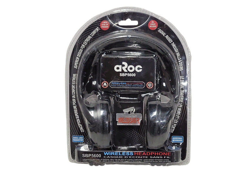 New AROC SBP-5600 Wireless Headphone _