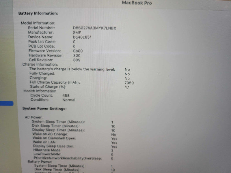 Apple Macbook Pro 2019 16" 6-Core i7-9750H @ 2.6GHz 16GB DDR4 500GB SSD Radeo !