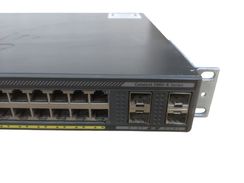 Cisco 2960x | WS-C2960X-24PS-L V04 | 24-Port Gigabit PoE+ Switch, 4x SFP