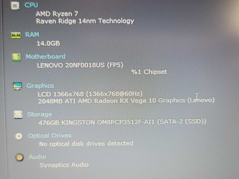 Lenovo ThinkPad E595| Ryzen 7 3700u| 16GB DDR4| 512GB SSD   β Lap200