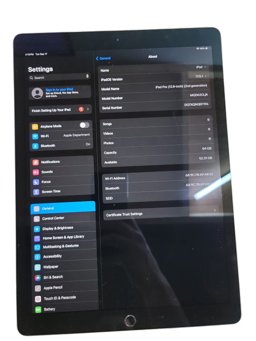 Apple iPad 6th - 64GB - Gray